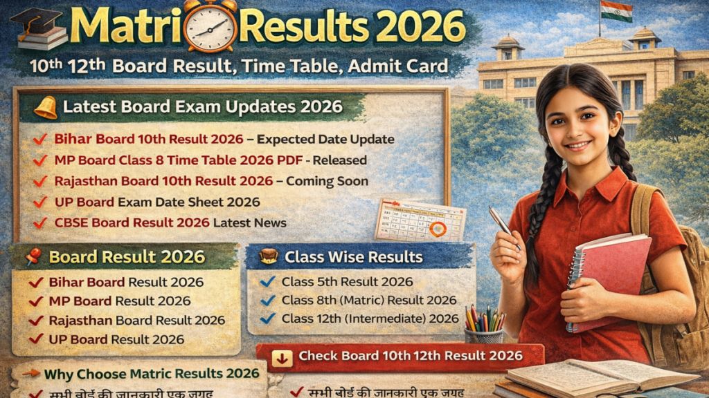 Matric Results 2026