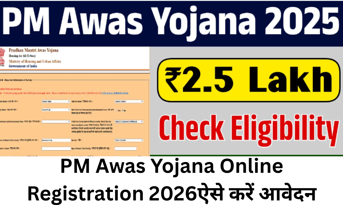 PM Awas Yojana Online Registration 2026