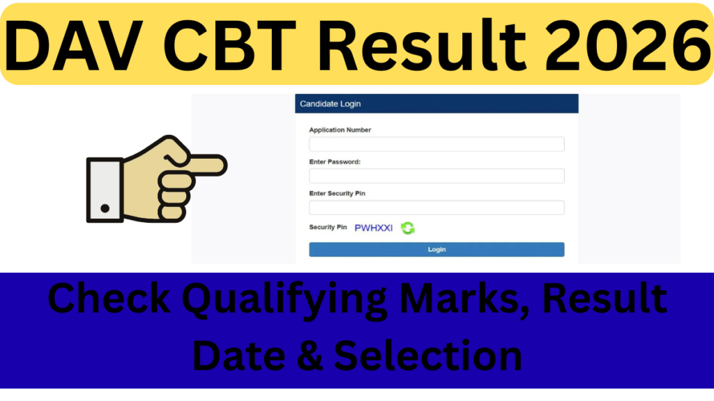 DAV CBT Result 2026