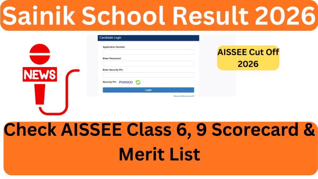Sainik School Result 2026